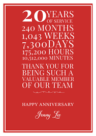 Work anniversary is a cause for celebration, and there are various ways to thank your employees for their years of service. Wku Supply Chain Management On Twitter Happy 20 Year Work Anniversary To Our Very Own Jenny Lee Castaldo We Appreciate All Your Hard Work And Dedication To Wku And Our Team Https T Co Ypt6mgppoi