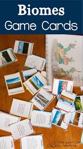 Learning About Biomes Game Cards Line Upon Line Learning Biomes Biomes Activities Science Games