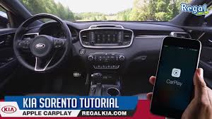 Kia Sorento Tutorial How To Use Apple Carplay Youtube
