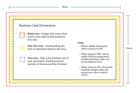 Standard Business Card Sizes Dimensions In Australia Dp