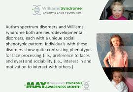 Williams Syndrome Awareness Month Fact Sheet Williams Syndrome Fact Sheet Autism Spectrum Disorder