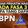 Kerajaan akan menyediakan bantuan prihatin nasional, pemberian tunai secara 'one off' dengan peruntukan hampir rm10 bilion bagi meringankan. 1