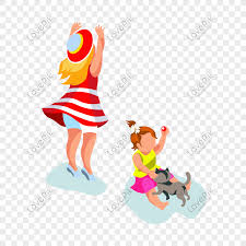 Lovepik صورة Psd 610465360 Id الرسومات بحث صور كارتون لطيف فتاة والمواد جرو ناقلات