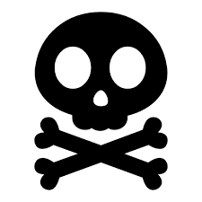 Skull And Bones Free Vector Icons Designed By Freepik Skull And Crossbones Postcard Vinyl Car Stickers