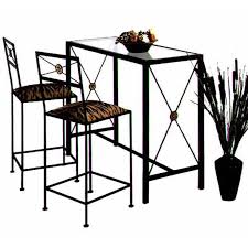 Check spelling or type a new query. Wrought Iron Bar Set W Glass Top 2 Counter Stools Veronica Aged Iron Walmart Com Walmart Com