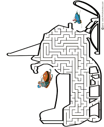 Truck Maze Winter Maze Free Printable Snowmobile Maze Fall Preschool Activities Mazes For Kids Printable Snowmobile