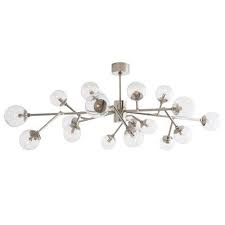 Arteriors Dallas Chandelier Polished Nickel Chandelier Arteriors Lighting Arteriors Dallas