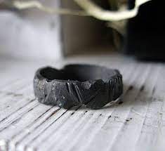 Mens Black Wedding Band Carved Sterling Silver Black Rhodium Etsy In 2021 Rings For Men Mens Wedding Bands Black Sterling Silver Wedding Rings