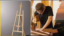 ‫تركيب حامل لوحة الرسم assemble wooden easel stand‬‎