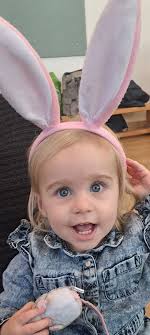 Can someone add Easter bunny ears/background