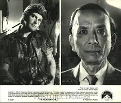 1986 Press Photo Eric Douglas & James Hong in "The Golden Child" Movie