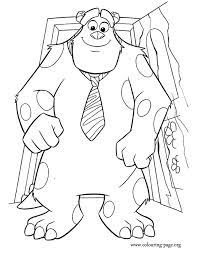 They will provide hours of coloring fun for kids. Monsters Inc Sulley Dressed To Go To Work Coloring Page Monster Coloring Pages Disney Coloring Pages Coloring Pages