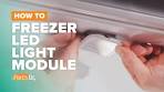 How to replace Freezer LED Light Module part # W11483116 ...