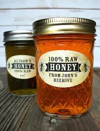 Custom Vintage Oval Honey Jar Labels Honey Jar Labels Honey Jar Honey Recipes