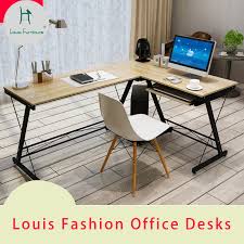 The desk features a brushed maple finish and ample storage space for your office space. Louis Fashion Office Desks Computer Modern Simple Corner Simple Big Table Aliexpress