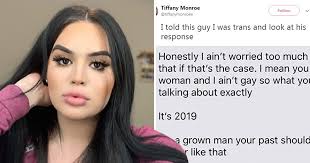 Woman tells date she's transgender and he says it doesn't matter