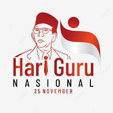 Selamat Hari Guru Nasional Greeting Art Vector Cartoon Design Png And Vector With Transparent Background For Free Download Selamat Hari Guru Lettering Guru