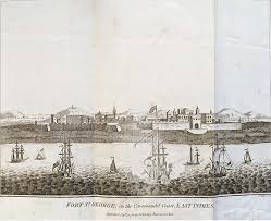 Fort St George In Madras - Antique Map ...