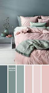 Dark blue color scheme papercolor: Green Sage And Mauve Pink Bedroom Color Palette