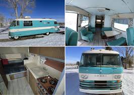 Image result for Blue 1969 Motor Home