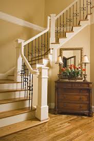 Black And White Stair Railing Ideas 101 Foyer Ideas For Great First Impressions Photos Iron Stair Railing Wrought Iron Stairs Wrought Iron Stair Railing