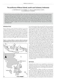 Ip is a wing chung master whose house was seized by the japanese. Pdf The Avifauna Of Menui Island South East Sulawesi Indonesia