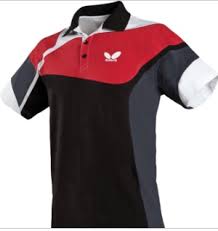 Polo Butterfly Tenis De Mesa Ping Pong Kaos Baju Anak Kemeja