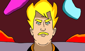 Theo Hornsby Sr. doing the Gogeta Stare by ZPAINTER