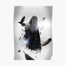 Find the best final fantasy sephiroth wallpaper on wallpapertag. Sephiroth Posters Redbubble
