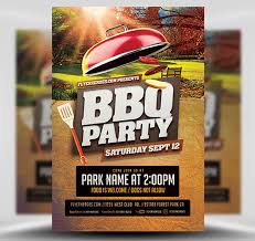 There are 50 customizable menu templates inside hdp premium but i don't have any flyer examples. Bbq Party In The Park Flyer Template Flyerheroes