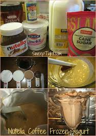 Nutella Coffee Frozen Yogurt Recipe Coffee Frozen Yogurt Recipe Frozen Yogurt Frozen Yogurt Recipes