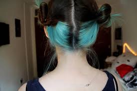 You will definitely love this awesome … Half And Half Dyed Hair Blue Novocom Top