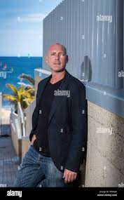 Lee Bullen expat British writer living and working in Tenerife, Canary  Islands, Spain Stock Photo