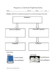 physical and chemical properties notes with answer key