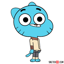 Amazing world of gumball characters drawing