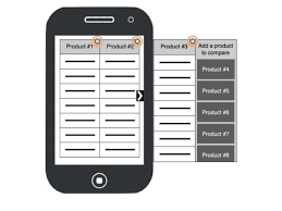 Making Product Comparison Work On Mobile