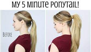 10 Simple And Easy Lazy Girl Hairstyle Tips That Are Done In Less Time Lazy Girl Hairstyles Ponytail Hairstyles Easy Ponytail Trick