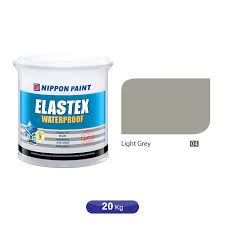 Kombinasi warna cat rumah merah dan hitam yang elegan. Nippon Elaxtex 04 Light Grey 20kg Cat Waterproofing Anti Bocor Shopee Indonesia