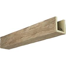 Ekena Millwork Riverwood Endurathane Faux Wood 4 In X 4 In X 96 In Natural Pine Prefinished Polyurethane Decorative Beam Lowes Com In 2021 Wood Beam Ceiling Faux Wood Beams Faux Beams