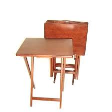 Mainstays 5pc Tray Table Walnut You Can Get More Details By Clicking On The Image Note It Is Affiliate Link To Amazon Sweet Tray Table Table Tv Tray Table