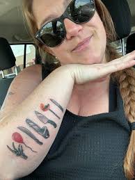 My tattoo a few years ago. Enjoyed the new movie 100%.