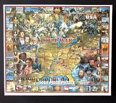Maybe you would like to learn more about one of these? White Mountain Puzzles The Civil War Jigsaw Puzzle 2011 Whitemountain Civil War Civilization White Mountain