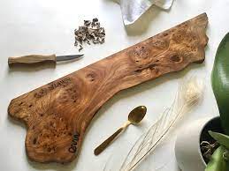 Some new items just added to our shop! Hand Made Natural Burl Wood Charcuterie Or Serving Board By Darin White Custommade Com