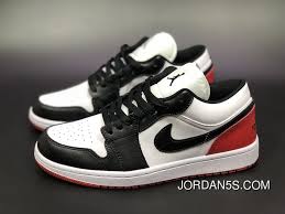 Air Jordan 1 Low White University Red Black Pin On Sports