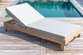 Bain De Soleil Xl Transat Avec Coussin Epais Bain De Soleil Mobilier Jardin Transat