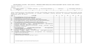 Jika ini kurang cocok silahkan. Borang Maklum Balas Program Magentarui