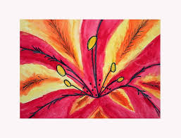 Georgia O Keeffe Inspired Zoom In Flower Art Lessons Art Projects Art