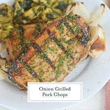 The pork chops were tender and it was an easy meal to prepare. Onion Soup Mix Grilled Pork Chops An Easy Pork Chop Recipe