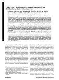 Canine guidance to restart movie, click on image! Evidence Based Considerations For Removable Prosthodontic Anddental Implant Occlusion A Literature By Occlusion Dentistry Issuu