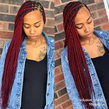 Black And Blue Knotless Braids Pin On Knotless Box Braids
